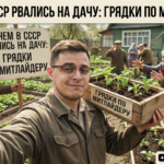 Грядки на даче, оформленные по методу Митлайдера.
