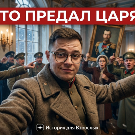 Историческая карта России времен Николая II с указанием ключевых событий февраля 1917 года.